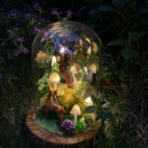 Deer Accent Mushroom Night Light