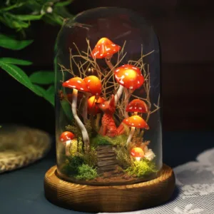 Enchanted Mushroom and Fox Night Light