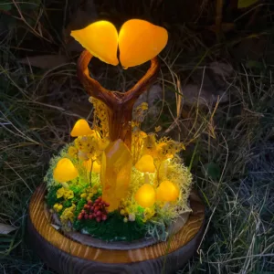Heart Shape Mushroom Night Light