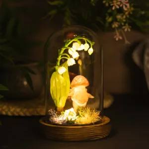 Lily of the Valley and Mushroom Girl Night Light